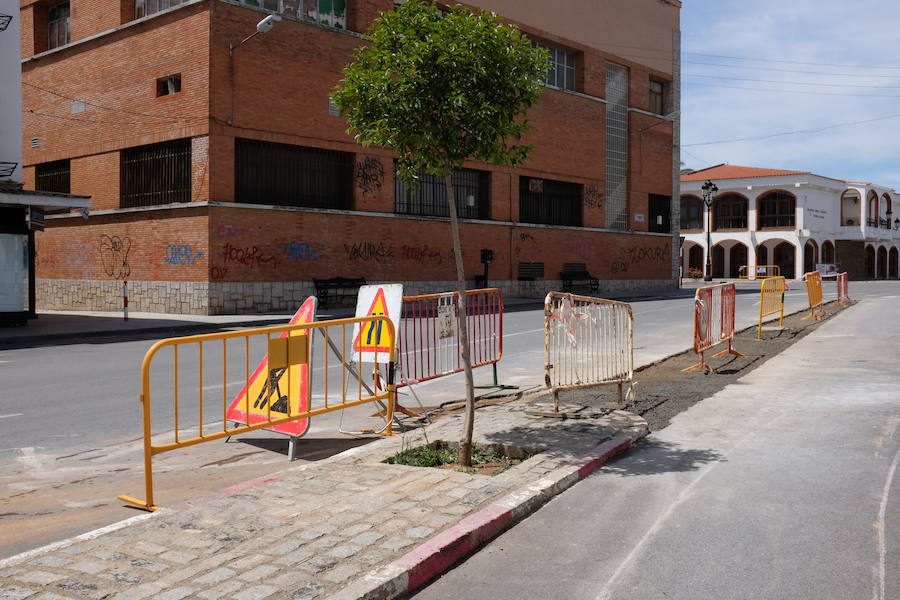 Obras en la Calle Cervantes 