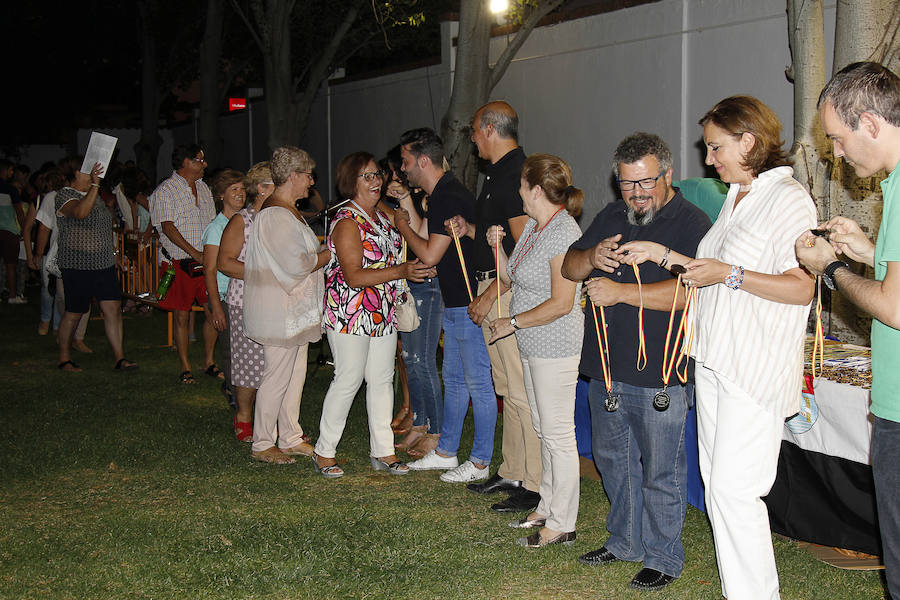 Entrega de medallas 