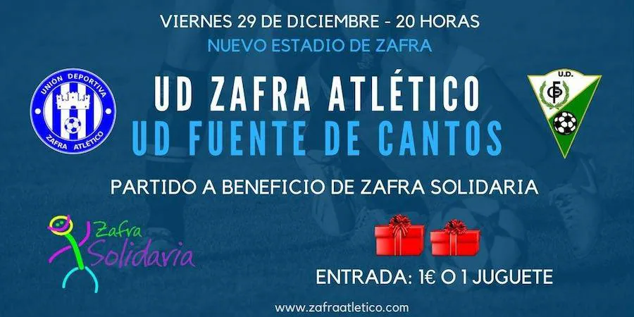 El Zafra Atlético juega un partido a beneficio de Zafra Solidaria