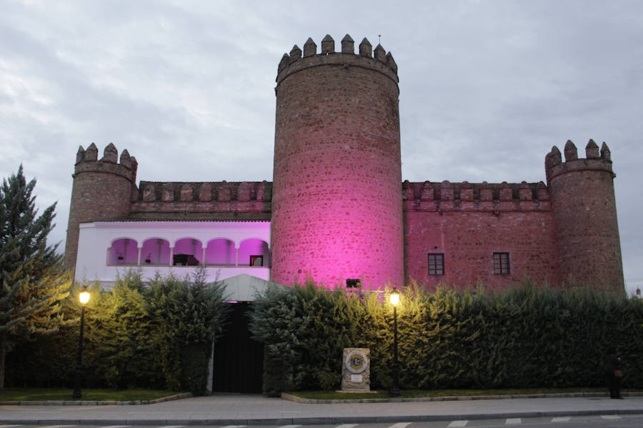 El Alcázar luce el rosa en la lucha contra el cáncer