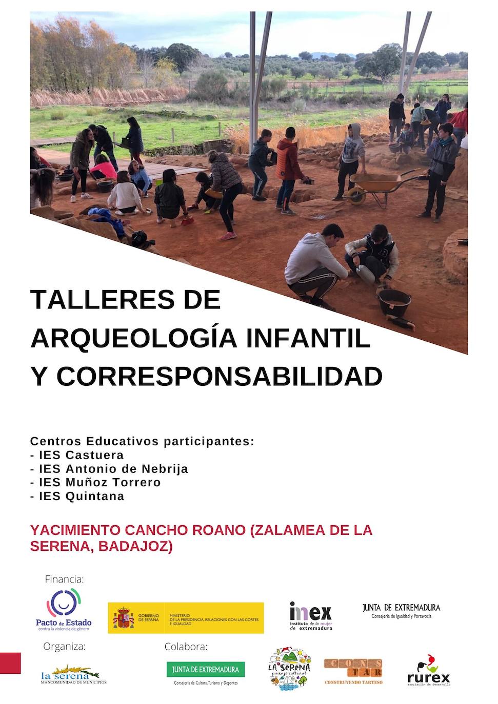 Talleres de Arqueología infantil y corresponsabilidad 