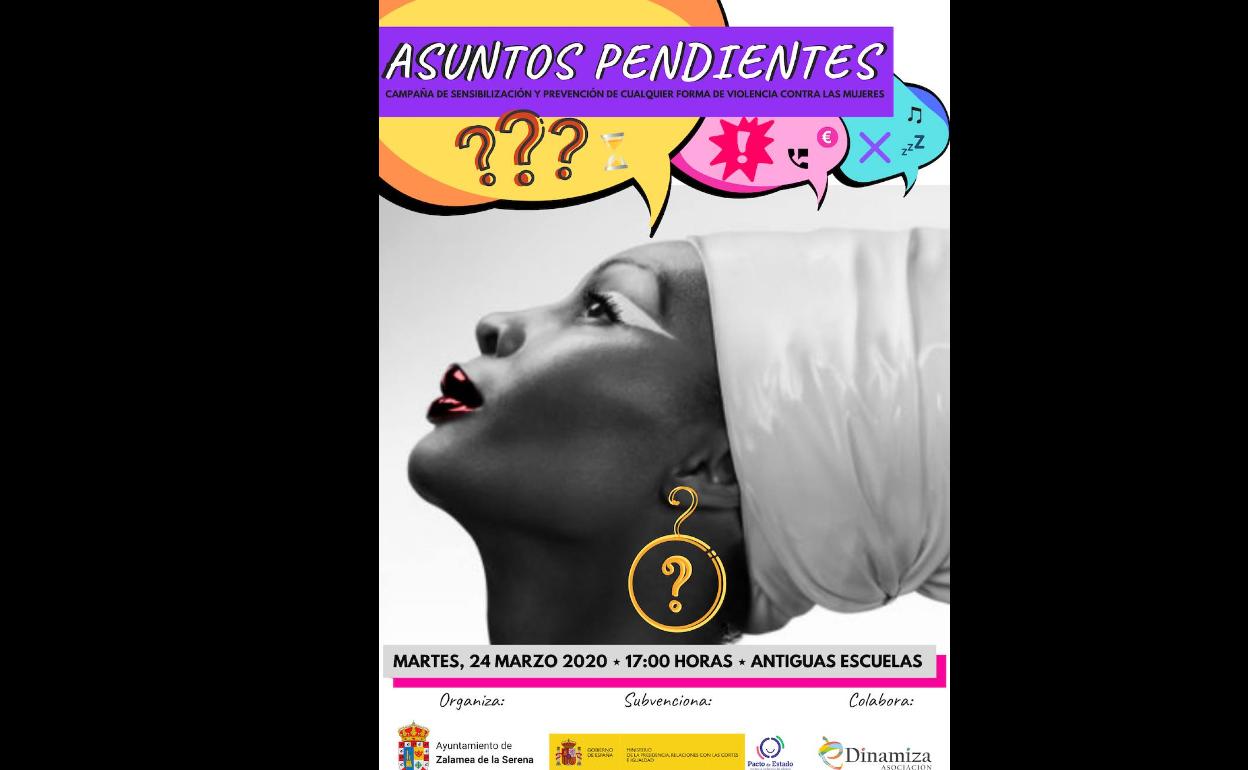 Los talleres del proyecto 'Asuntos Pendientes' llegan a Zalamea el 24 de marzo