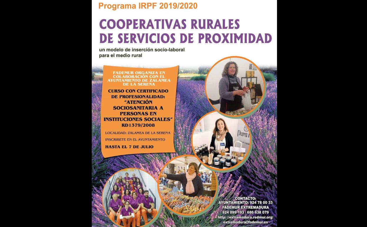 FADEMUR organiza un curso con certificado de profesionalidad en 'Atención Sociosanitaria a personas en instituciones sociales'