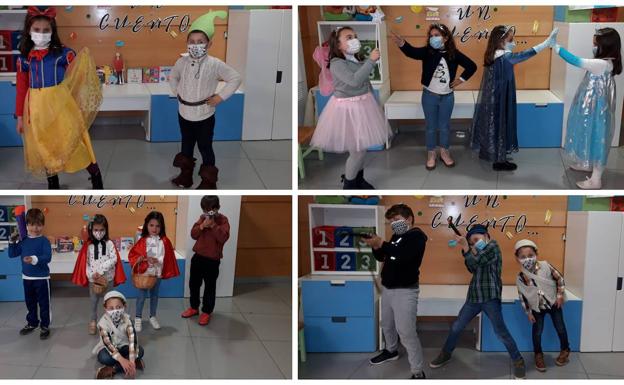 Los pequeños se disfrazaron de sus personajes favoritos 