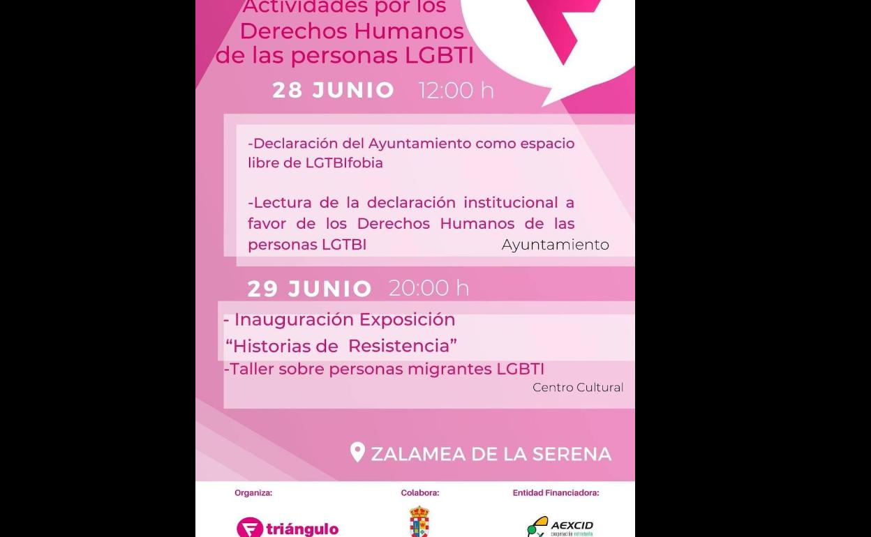 Zalamea de la Serena celebra el Día del Orgullo con diversos actos presenciales