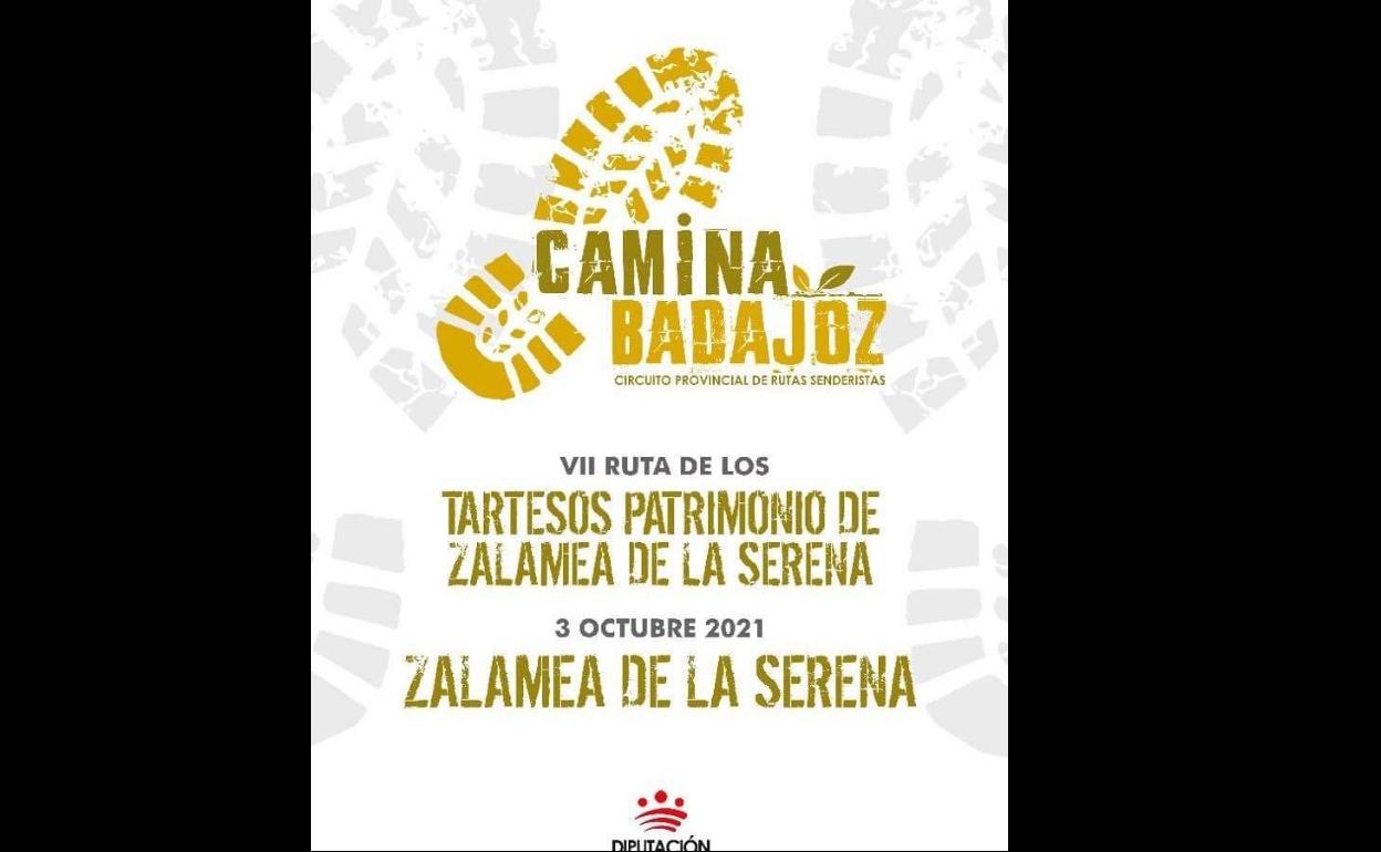 Cartel oficial VII Ruta de los Tartesos Patrimonio de Zalamea de la Serena 
