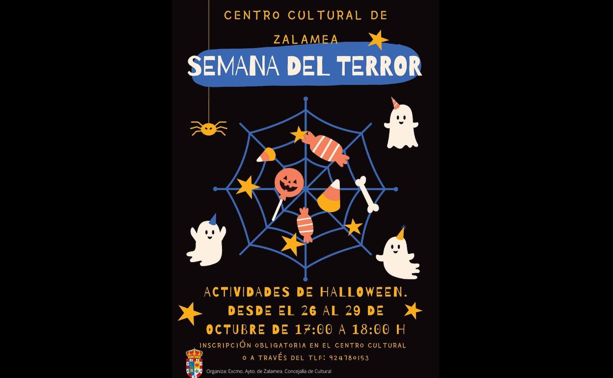 Cartel actividades 'Semana del terror' 