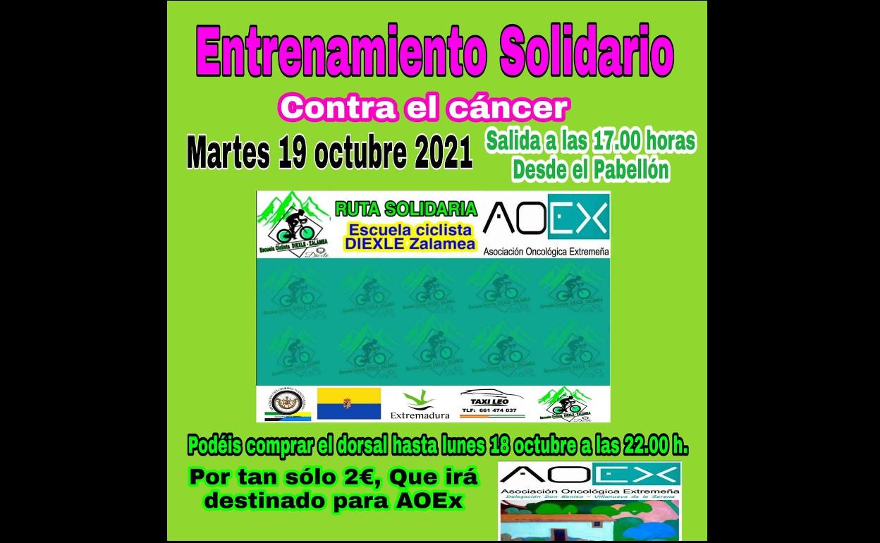 Entrenamietno Solidario contra el Cáncer 