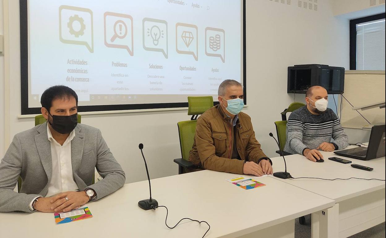 De izquierda a derecha, Cristian Maldonado, Elías López y Damián Pérez