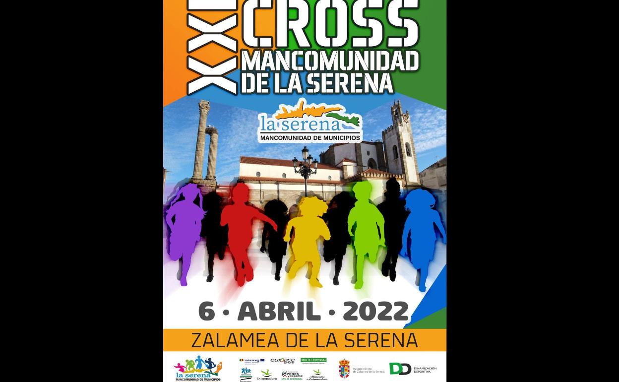 La XXI edición del Cross de la Mancomunidad de Municipios La Serena se celebrará el 6 de abril en Zalamea