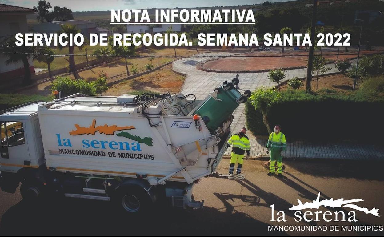 La Mancomunidad informa que hoy no habrá recogida de residuos