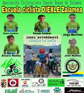 Alumnos que asistirán a la prueba en Cabeza la Vaca 