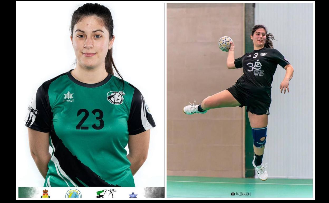 La ilipense María García, jugadora de balonmano 