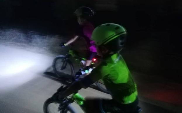Los más pequeños en la ruta nocturna 