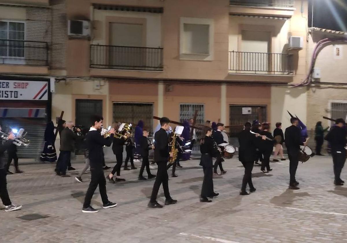 La Banda de Música de Zalamea de la Serena participa en la Semana Santa