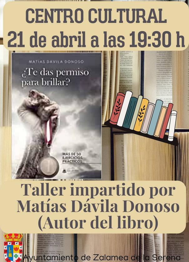 Matías Dávila Donoso impartirá un taller en Zalamea de la Serena