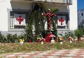 Imagen de archivo. Una de las Cruces de Mayo presentadas en el año 2019.