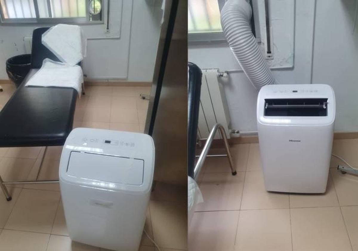 La zona de urgencias en Zalamea de la Serena, sin aire acondicionado