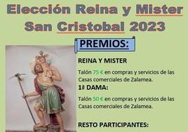 Convocado el concurso de elección Reina y Mister San Cristobal 2023