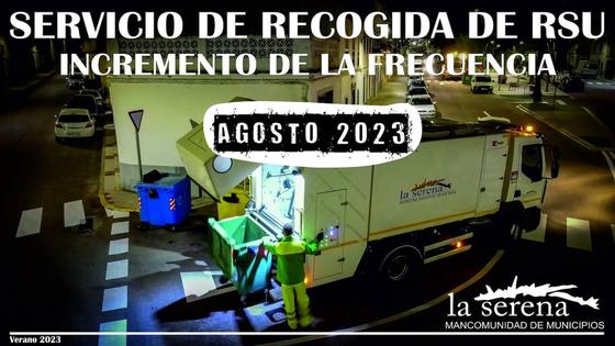 La Mancomunidad de Municipios de La Serena refuerza el servicio de recogida de basuras