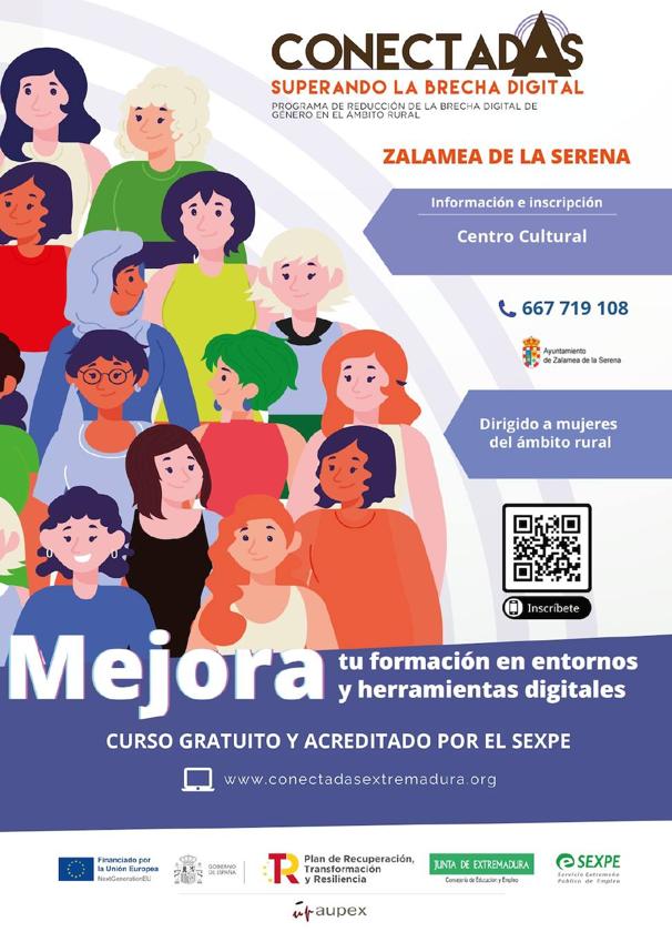 Abierto el plazo de inscripción para el programa Conectadas