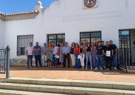Clausura de la escuela en Zalamea de la Serena.
