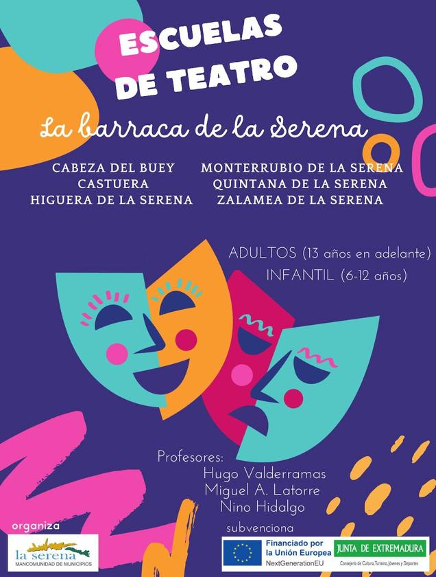 Inscripciones para la Escuela de Teatro 'La Barraca de la Serena'