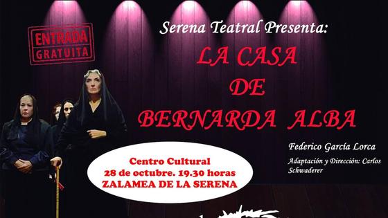 Serena Teatral representa en Zalamea 'La Casa de Bernarda Alba'