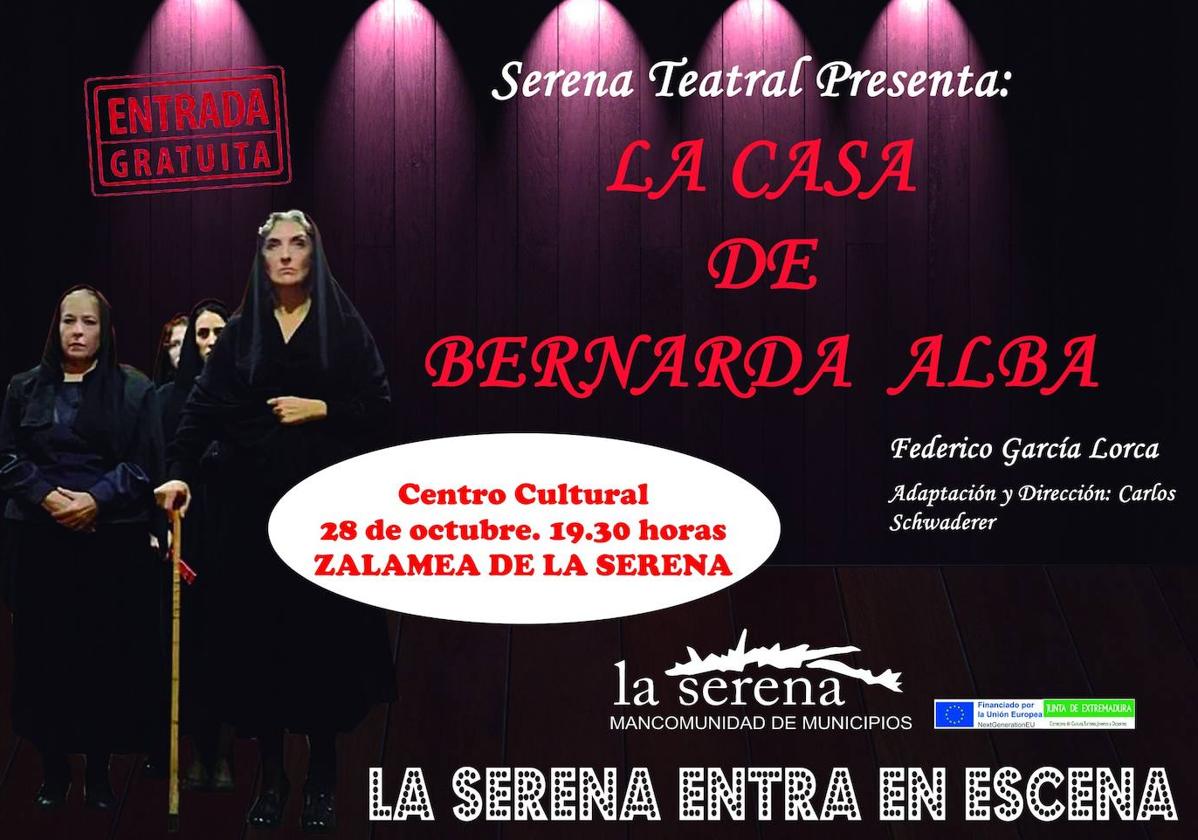 Serena Teatral representa en Zalamea 'La Casa de Bernarda Alba'