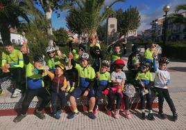 Tras la ruta los pequeños recibieron una bolsa de chuches.