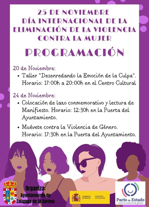 Zalamea organiza varios actos para el Día Internacional contra la Violencia de Género
