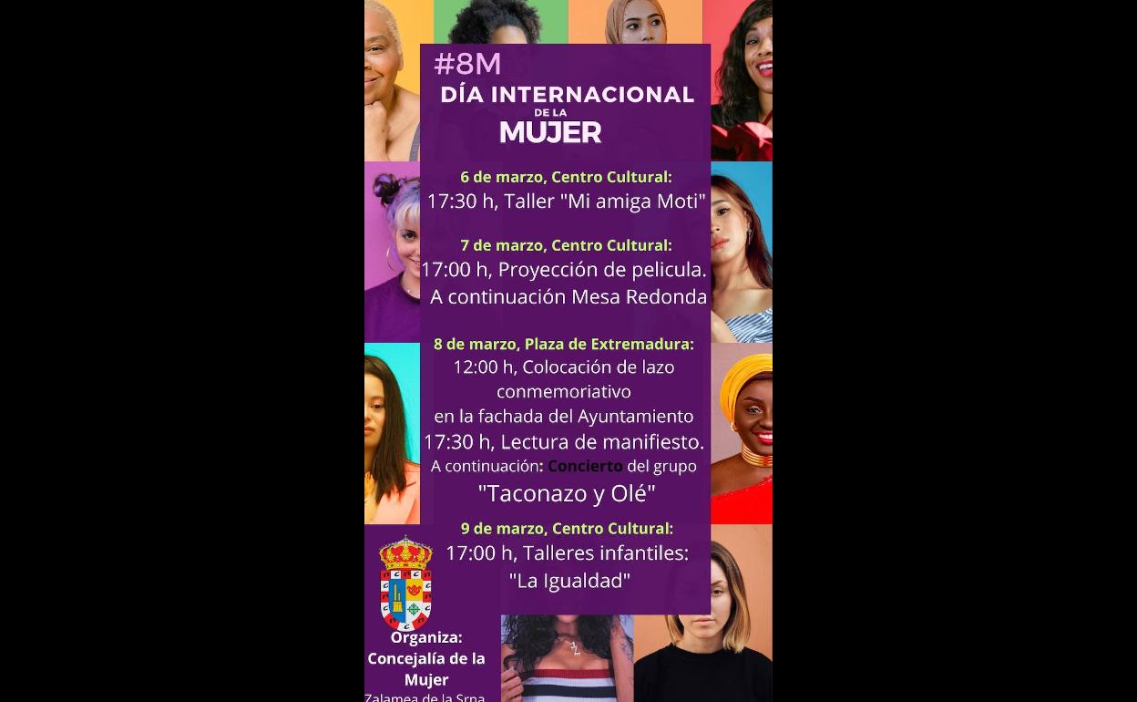 Zalamea de la Serena organiza varios actos para conmemorar el Día Internacional de la Mujer