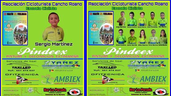 La AC Cancho Roano estará con varios de sus jóvenes ciclistas en la Maratón de la Miel