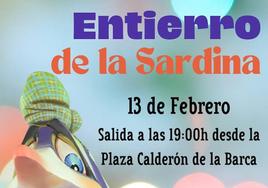 El Entierro de la Sardina pondrá fin al Carnaval de ilipense