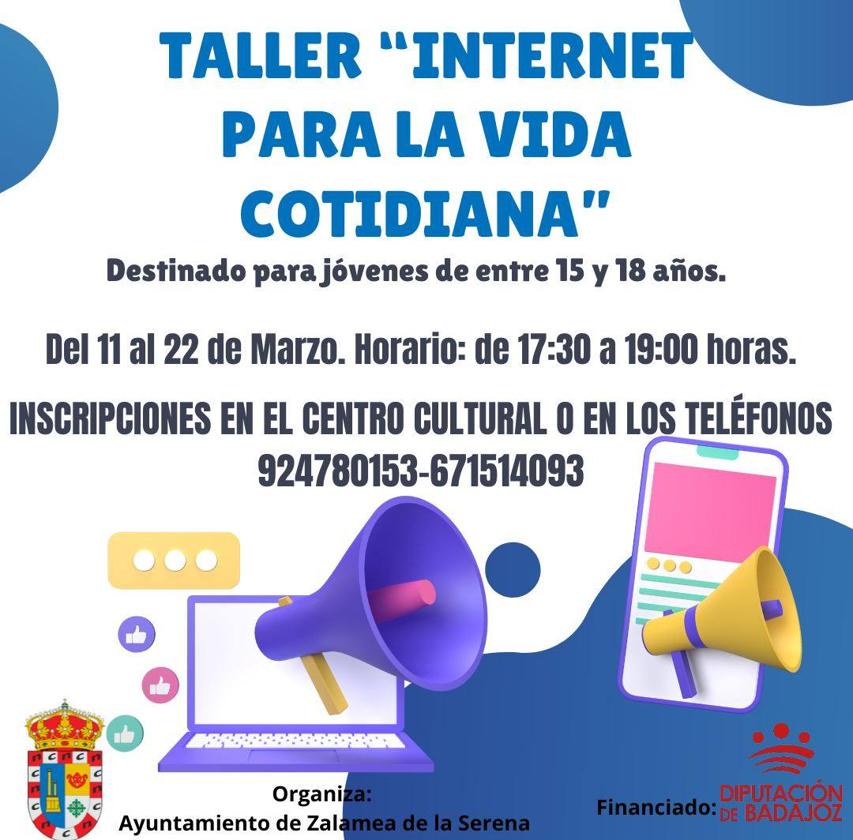 Inscripciones para el taller 'Internet para la vida cotidiana'