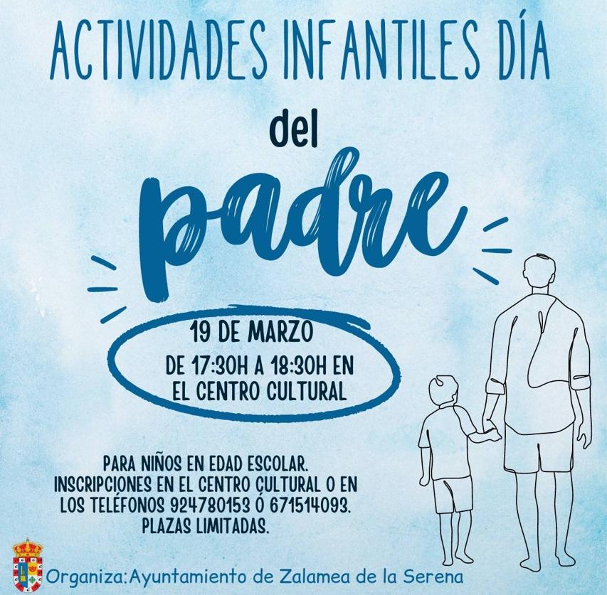 Inscripciones para las Actividades Infantiles Día del Padre