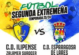 El CD Ilipense recibe al Esparragosa de Lares