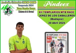 Ramón Núñez estará en la Maratón Templario BTT de Jerez de los Caballeros
