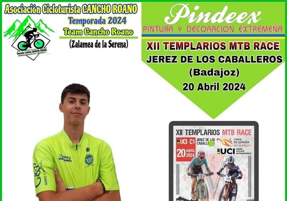 El ilipense Ramón Núñez estará en la Maratón Templario BTT de Jerez de los Caballeros