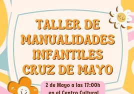 Inscripciones para los Talleres de Manualidades Infantiles Cruz de Mayo