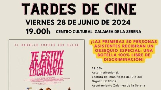 El proyecto 'Conocer para tolerar' lleva a Zalamea de la Serena la película 'Te estoy amando locamente'