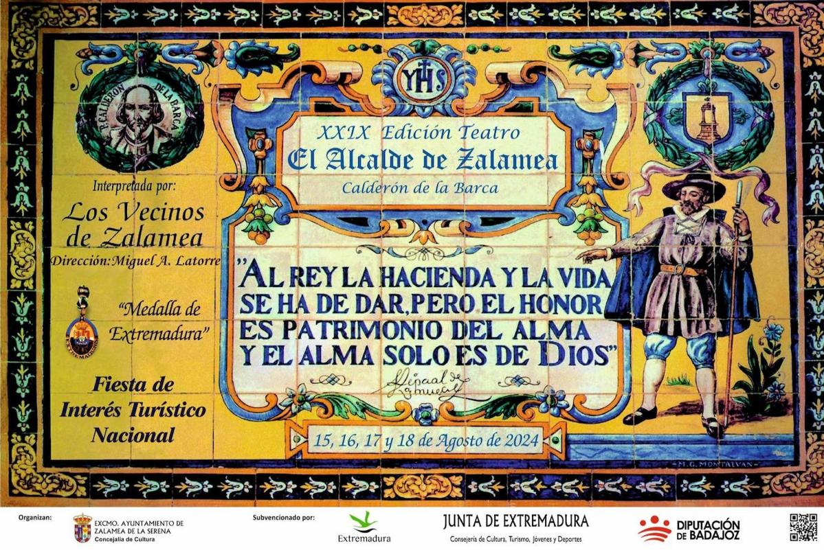 Imagen principal - Presentado el cartel de 'El alcalde de Zalamea'