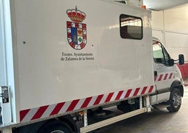 Nueva grúa municipal de Zalamea de la Serena.