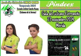 2 ciclistas ilipenses entre los galardonados en la Gala del Ciclismo Extremeño