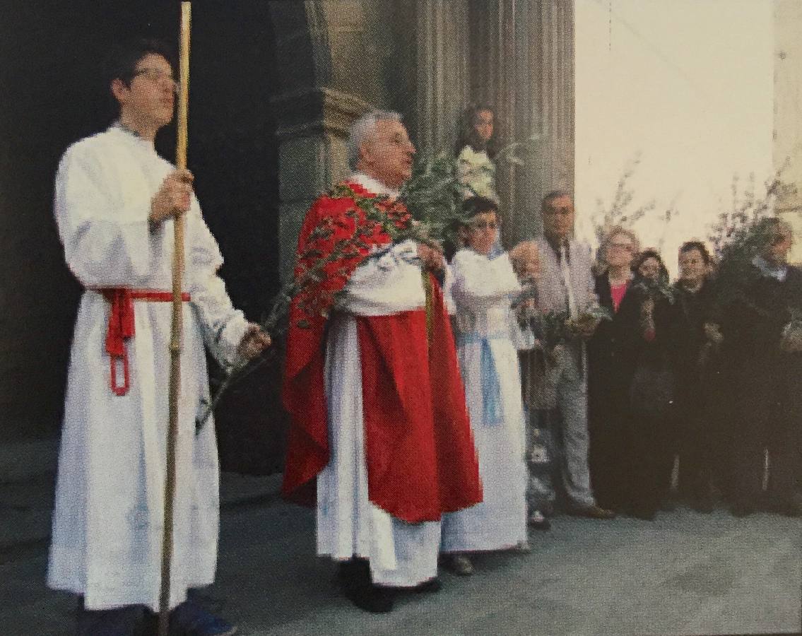 Durante la procesión del Domingo de Ramos CEDIDA