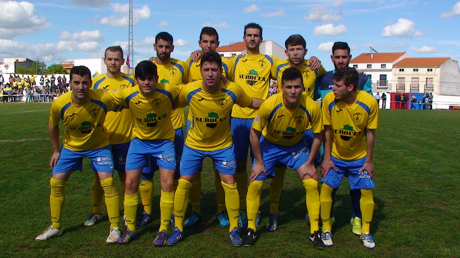 Foto de equipo previa al partido 