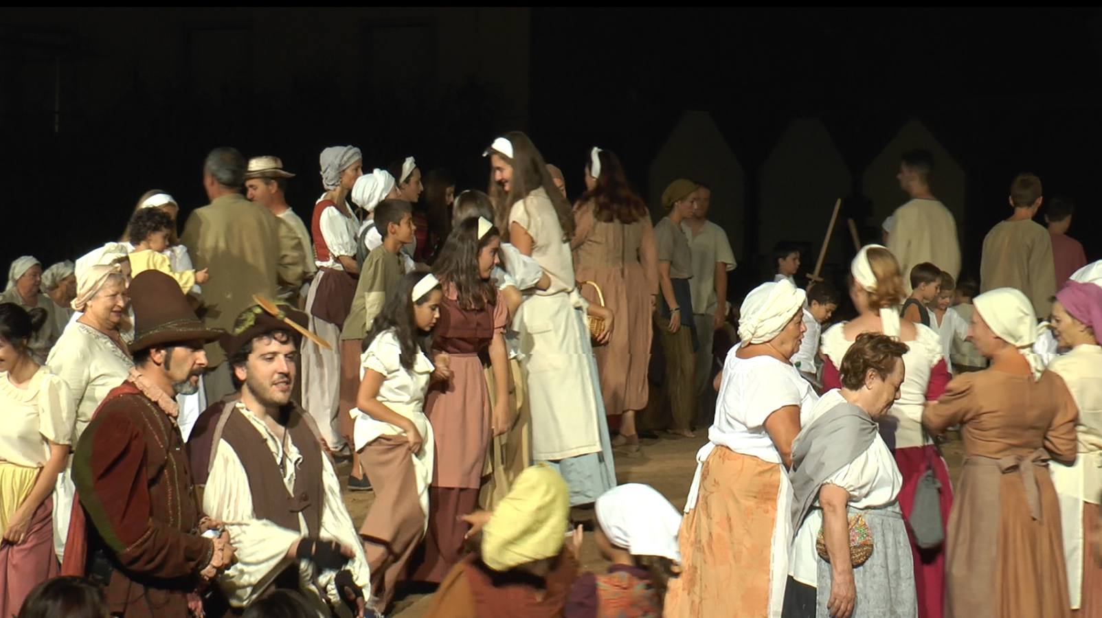 Una de las escenas de la representación del pasado año