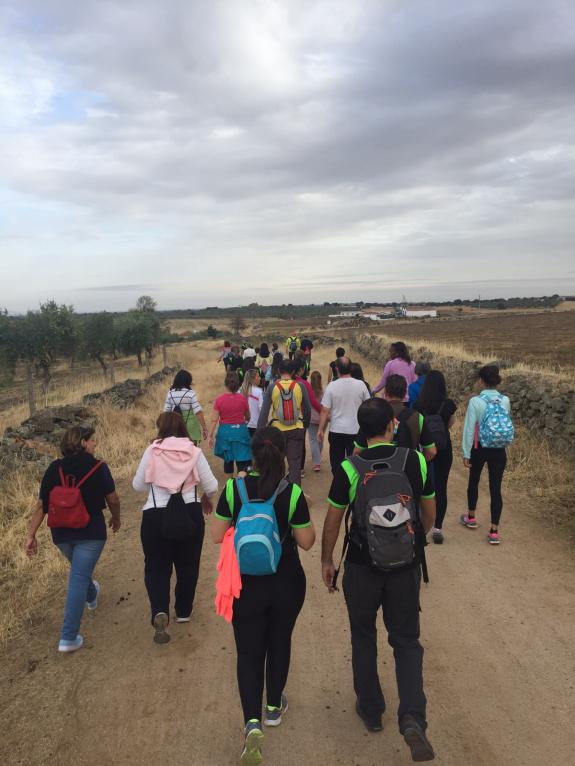 La ruta senderista del pasado 2015