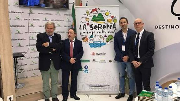 El director general de Turismo, el director del Instituo Cervantes, el alcalde ilipense y el diputado del área de Desarrollo Local 