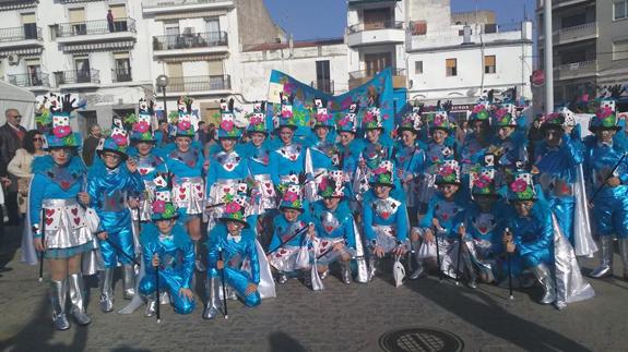 La comparsa ‘Fantasía de colores’ fue la ganadora del concurso de comparsas el pasado año 